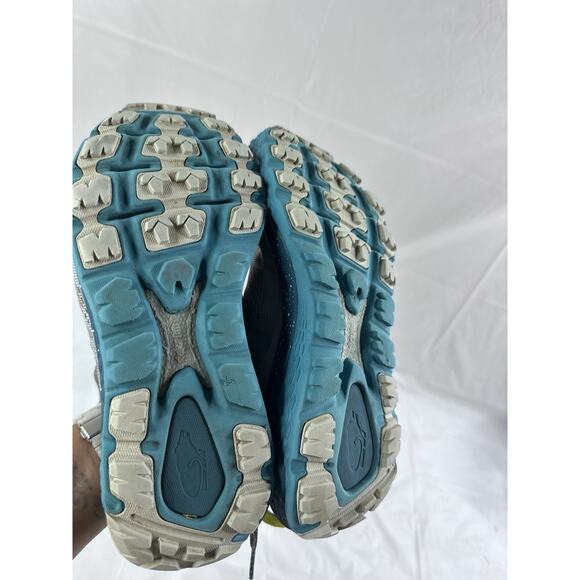 Karhu Ikoni Hiking Trail Running Shoes Comfort Size 8 Mirage Gray Deep Lagoon - Picture 5 of 10